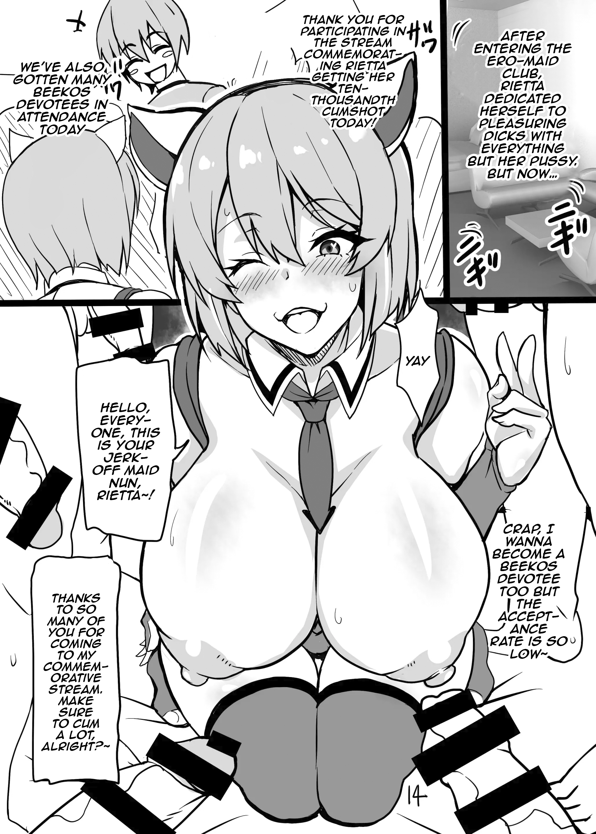 Hentai Manga Comic-My Very Own Big-Breasted Fuck-Maid Rietta (Busty Party NTR)-Read-16